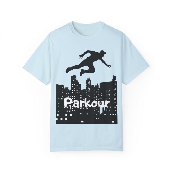 Parkour Unisex Garment-Dyed T-shirt – Freerunning & Urban Sports Graphic Tee - Image 21