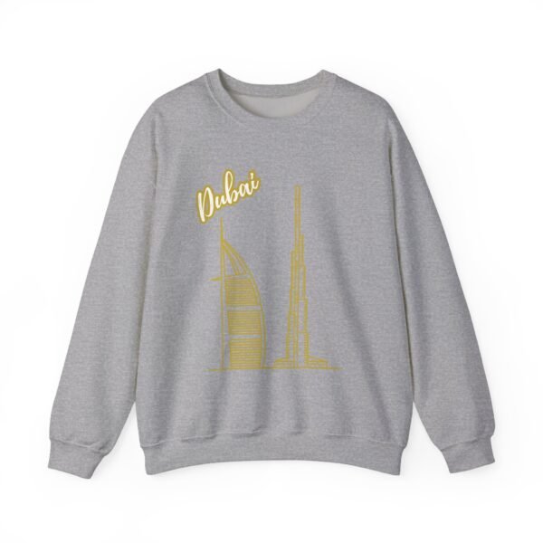 Dubai Graphic Unisex Crewneck Sweatshirt – Cozy & Stylish - Image 8