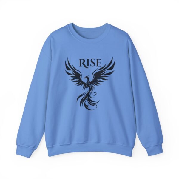 Black Phoenix Rise Unisex Heavy Blend Crewneck Sweatshirt – Bold & Cozy Graphic - Image 29