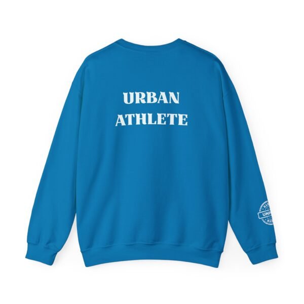 Urban Athlete Crewneck Sweatshirt – Bold Back Print & "Made in Unique" Sleeve Stamp - Image 19