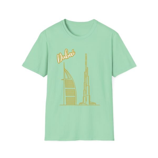 Gold Dubai Graphic Unisex T-Shirt – Soft & Stylish - Image 8