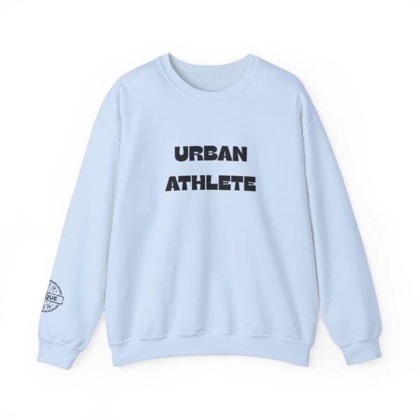 Urban Athlete Crewneck Sweatshirt with "Made in Unique" Sleeve Stamp – Comfortable & Durable - Image 16