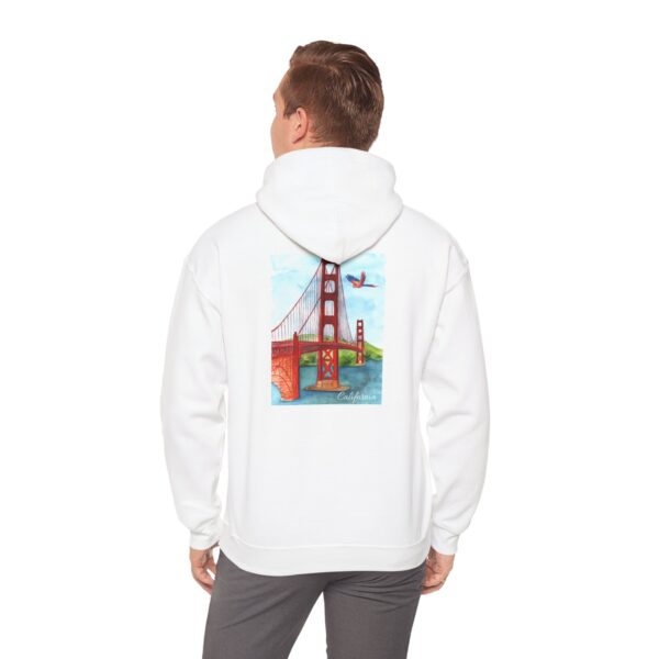 Golden Gate Bridge Graphic Unisex Hoodie – Iconic Back Design - Image 3
