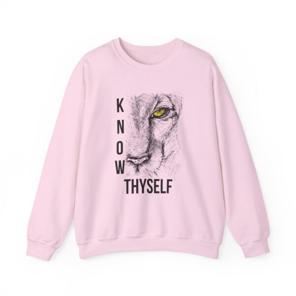 Know Thyself Unisex Heavy Blend Crewneck Sweatshirt – Bold Lion Graphic - Image 39