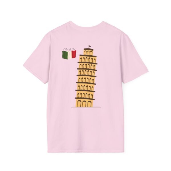 Unisex Soft-Style T-Shirt with Pisa Tower & Italian Flag | Lightweight & Stylish - Image 20