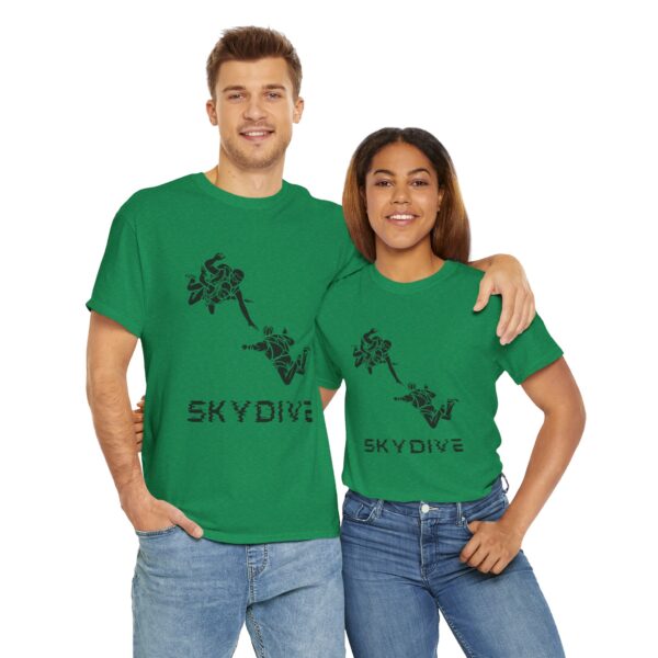 Skydive Unisex Heavy Cotton Tee – Bold Graphic Print & Durable Comfort - Image 19