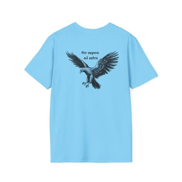 Per Aspera Ad Astra Unisex T-Shirt with Black Eagle Graphic - Image 23