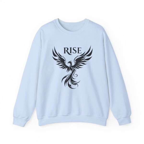 Black Phoenix Rise Unisex Heavy Blend Crewneck Sweatshirt – Bold & Cozy Graphic - Image 27