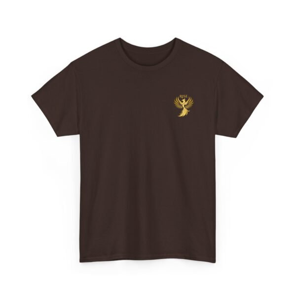 Phoenix Rise Unisex Heavy Cotton T-Shirt – Gold Phoenix Graphic Tee - Image 22