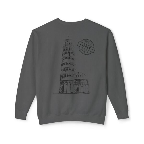 Unisex Crewneck Sweatshirt with Pisa Tower & "Made in Italy" Design | Soft & Stylish - Image 12