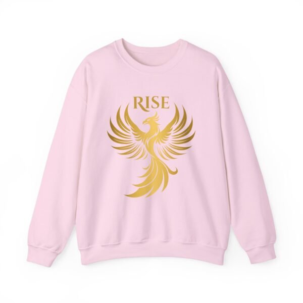 Phoenix Rise Unisex Heavy Blend™ Crewneck Sweatshirt – Gold Phoenix Graphic - Image 41