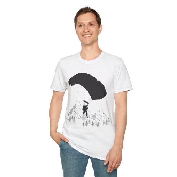 Unisex Softstyle T-Shirt – Skydive Graphic | Adventure & Thrill-Seeker Tee - Image 3