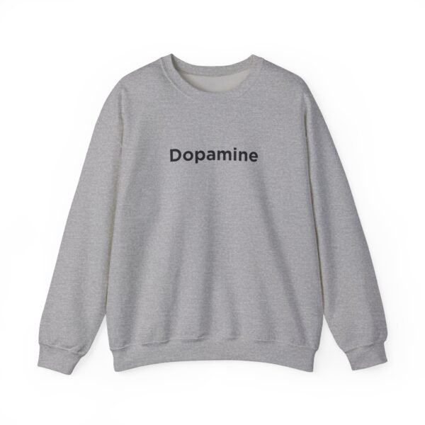 Black 'Dopamine' Unisex Heavy Blend™ Crewneck Sweatshirt | Soft & Stylish | Free Shipping on All Orders - Image 9