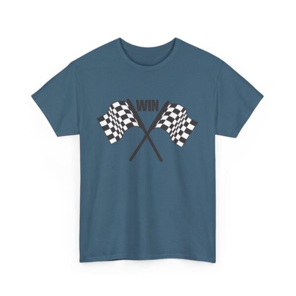 Unisex Heavy Cotton Tee – Racing Flag & "Win" Graphic | Bold Motorsport Style T-Shirt - Image 42