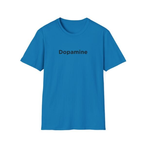 Unisex Softstyle T-Shirt with Black "Dopamine" Print – Trendy & Comfortable - Image 21