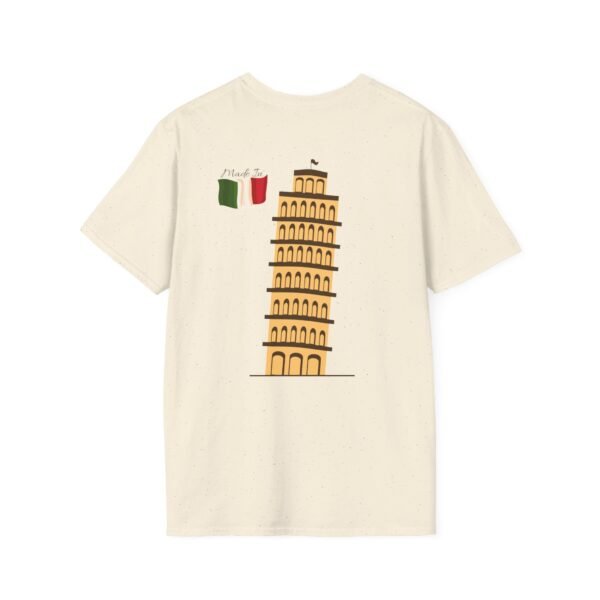 Unisex Soft-Style T-Shirt with Pisa Tower & Italian Flag | Lightweight & Stylish - Image 11