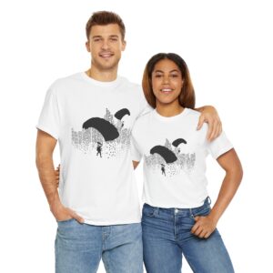 Unisex Skydiver Cotton T-Shirt – Bold Skydiver Graphic & Comfort