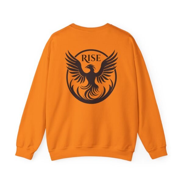 Bold Phoenix Rise Unisex Heavy Blend Crewneck Sweatshirt – Statement Back Design - Image 17