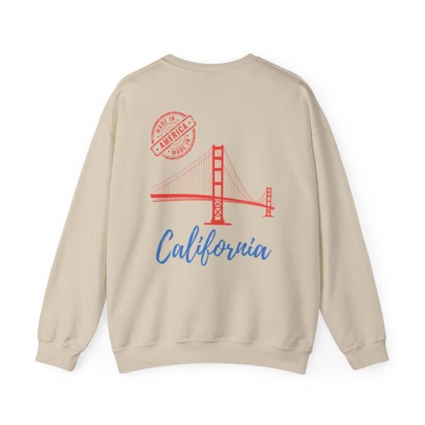 Golden Gate Bridge California Graphic Unisex Crewneck Sweatshirt – Cozy & Durable - Image 7