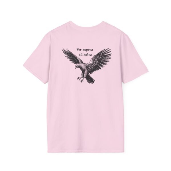 Per Aspera Ad Astra Unisex T-Shirt with Black Eagle Graphic - Image 39