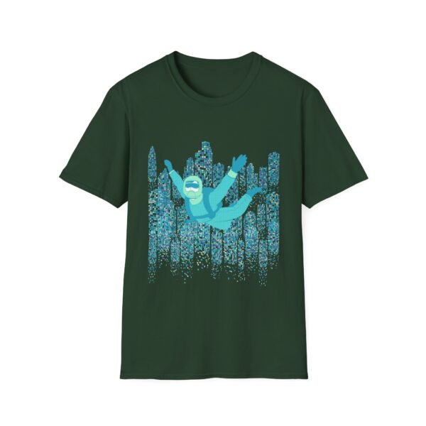 Unisex Softstyle T-Shirt – Skydiver Graphic | Adventure & Thrill-Seeker Tee - Image 13