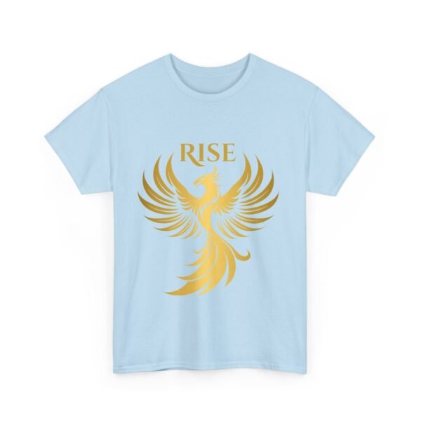 Phoenix Rise Unisex Heavy Cotton T-Shirt – Gold Phoenix Graphic Tee - Image 36