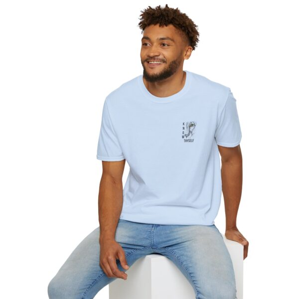 "Know Thyself" Lion Graphic T-Shirt – Unisex Soft-Style, 100% Cotton, Classic Fit, Comfortable Wear - Image 25