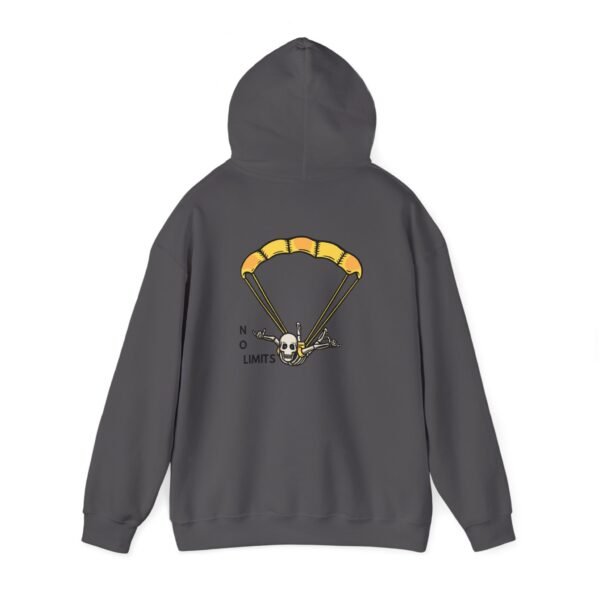 Unisex Heavy Blend™ Hooded Sweatshirt with Skydiver Graphic Back Print – Extreme Sports & Adrenaline Style - Image 39