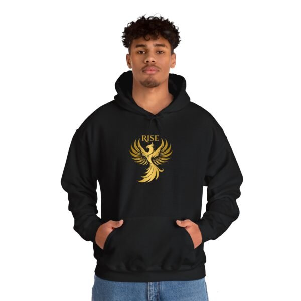 Phoenix Rise Unisex Heavy Blend Hooded Sweatshirt – Cozy & Bold Graphic Hoodie - Image 4