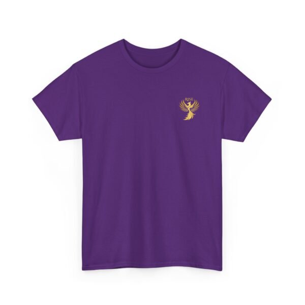 Phoenix Rise Unisex Heavy Cotton T-Shirt – Gold Phoenix Graphic Tee - Image 40