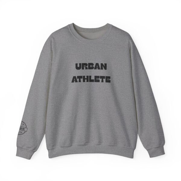 Urban Athlete Crewneck Sweatshirt with "Made in Unique" Sleeve Stamp – Comfortable & Durable - Image 14