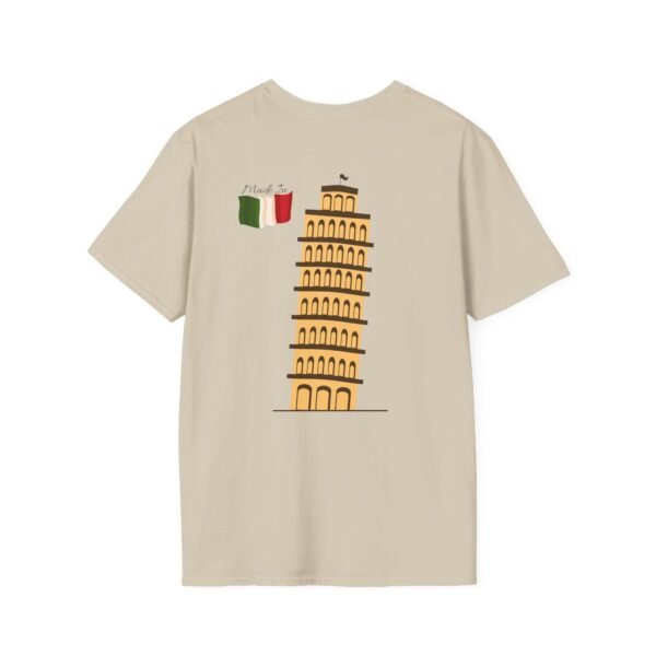 Unisex Soft-Style T-Shirt with Pisa Tower & Italian Flag | Lightweight & Stylish - Image 7