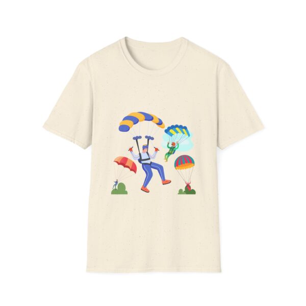 Skydiver Extreme Sports Unisex Softstyle T-Shirt – Bold Front Graphic & Soft Comfort - Image 11
