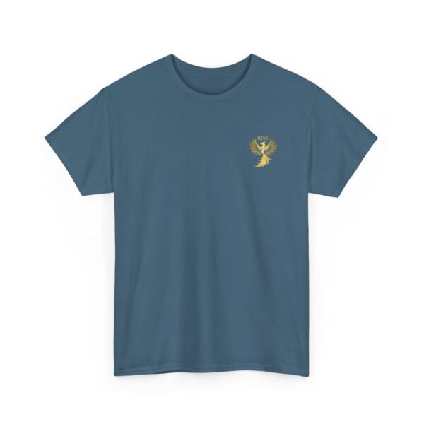 Phoenix Rise Unisex Heavy Cotton T-Shirt – Gold Phoenix Graphic Tee - Image 34