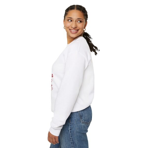 New York Unisex Crewneck Sweatshirt – Bold Red Graphic & Cozy Comfort - Image 5