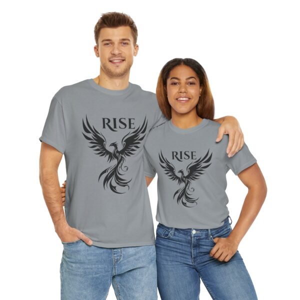 Phoenix Rise  Unisex Heavy Cotton Tee  – Bold & Inspirational Graphic Tee - Image 31