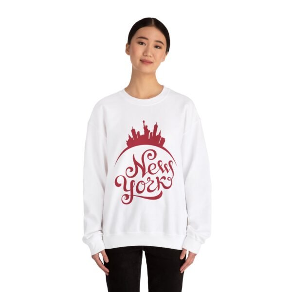 New York Graphic Unisex Crewneck Sweatshirt – Cozy & Stylish Heavy Blend - Image 6