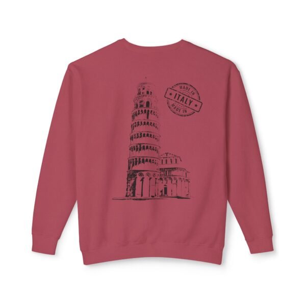 Unisex Crewneck Sweatshirt with Pisa Tower & "Made in Italy" Design | Soft & Stylish - Image 18