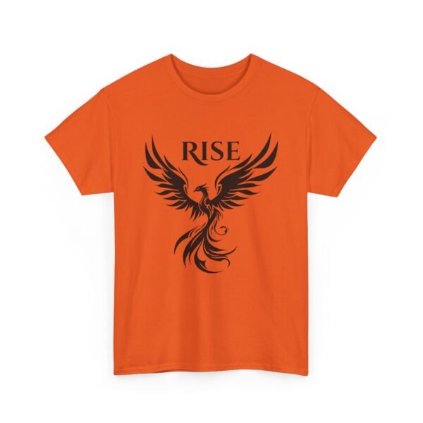 Phoenix Rise  Unisex Heavy Cotton Tee  – Bold & Inspirational Graphic Tee - Image 18