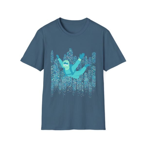 Unisex Softstyle T-Shirt – Skydiver Graphic | Adventure & Thrill-Seeker Tee - Image 17