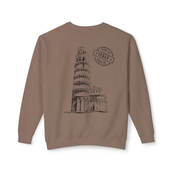 Unisex Crewneck Sweatshirt with Pisa Tower & "Made in Italy" Design | Soft & Stylish - Image 10