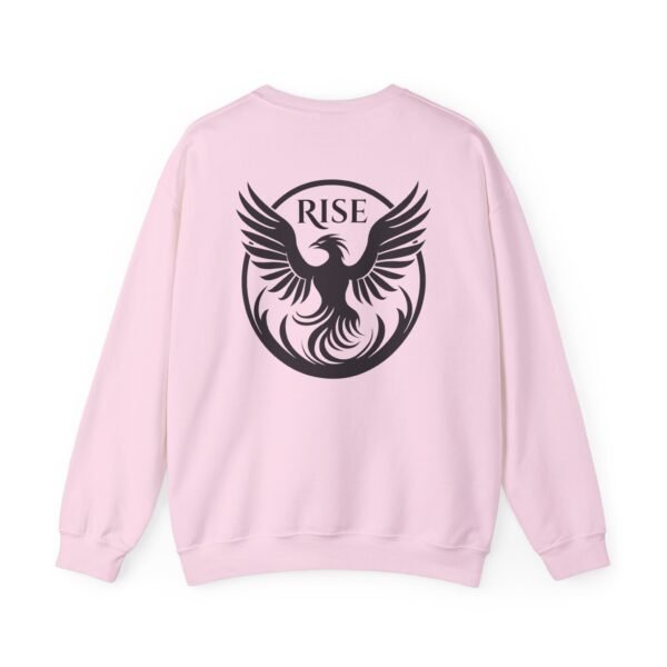 Bold Phoenix Rise Unisex Heavy Blend Crewneck Sweatshirt – Statement Back Design - Image 39