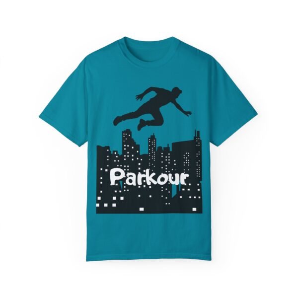 Parkour Unisex Garment-Dyed T-shirt – Freerunning & Urban Sports Graphic Tee - Image 17