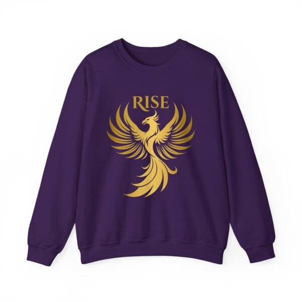 Phoenix Rise Unisex Heavy Blend™ Crewneck Sweatshirt – Gold Phoenix Graphic - Image 39