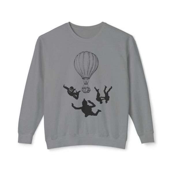 Extreme Sports Skydiving Sweatshirt – Unisex Lightweight Crewneck | Adventure-Inspired - Image 17