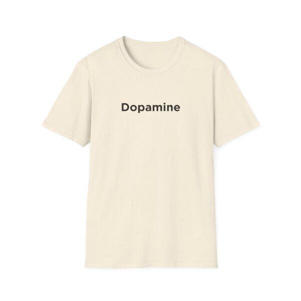 Unisex Softstyle T-Shirt with Black "Dopamine" Print – Trendy & Comfortable - Image 11