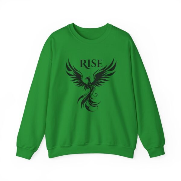 Black Phoenix Rise Unisex Heavy Blend Crewneck Sweatshirt – Bold & Cozy Graphic - Image 25