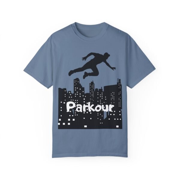 Parkour Unisex Garment-Dyed T-shirt – Freerunning & Urban Sports Graphic Tee - Image 25