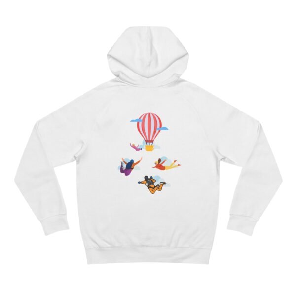 Unisex Supply Hoodie with Skydiver Graphic – Extreme Sports & Adrenaline-Fueled Style