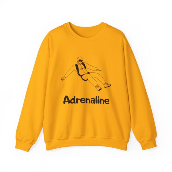 Adrenaline Skydiver Unisex Heavy Blend™ Crewneck Sweatshirt – Extreme Sports & Adventure Apparel - Image 9